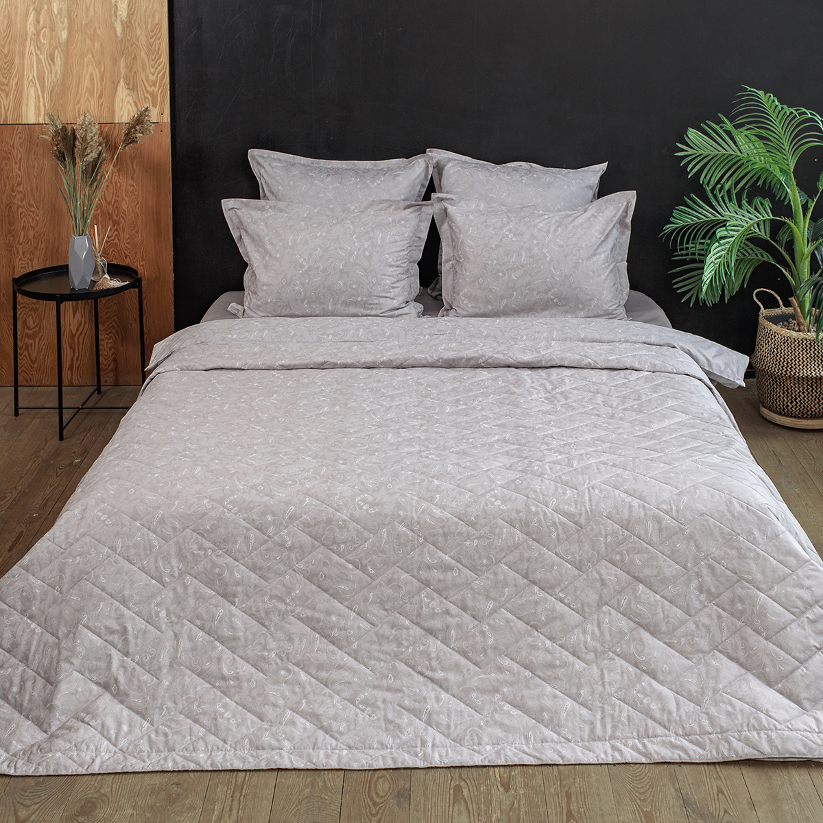 Покрывало хлопковое | Покрывало хлопковое СЕРЕБРИСТАЯ ДЫМКА