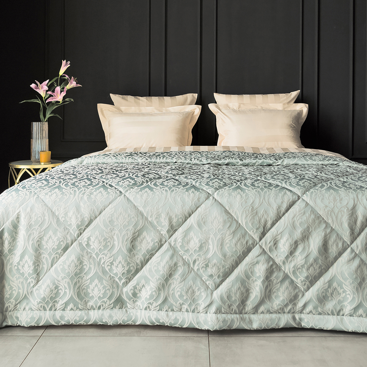 Покрывало | ПОКРЫВАЛО DOMIANO СЕРЕБРИСТЫЙ