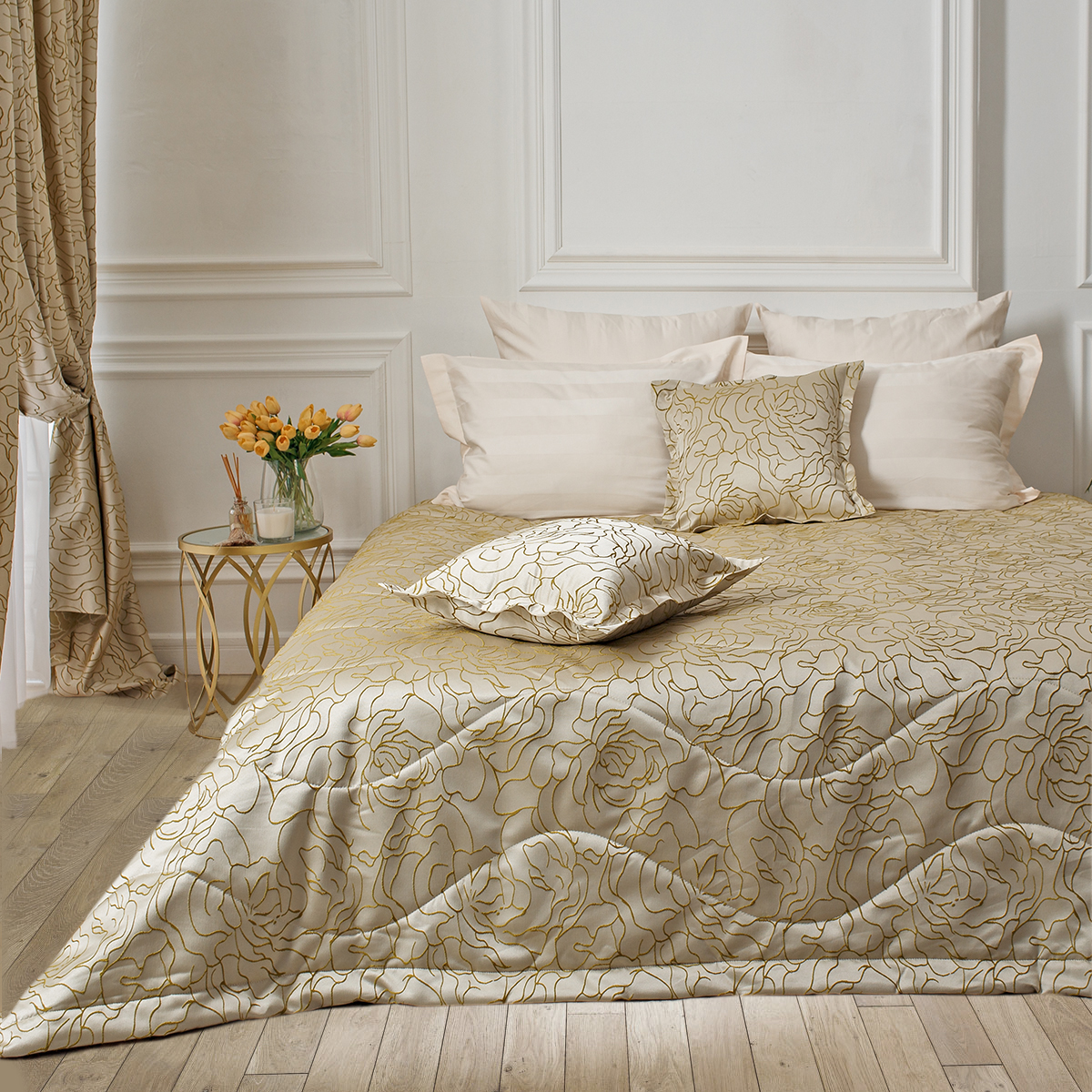 Покрывало | Покрывало СЕЛЕСТА ОЛИВКОВЫЙ