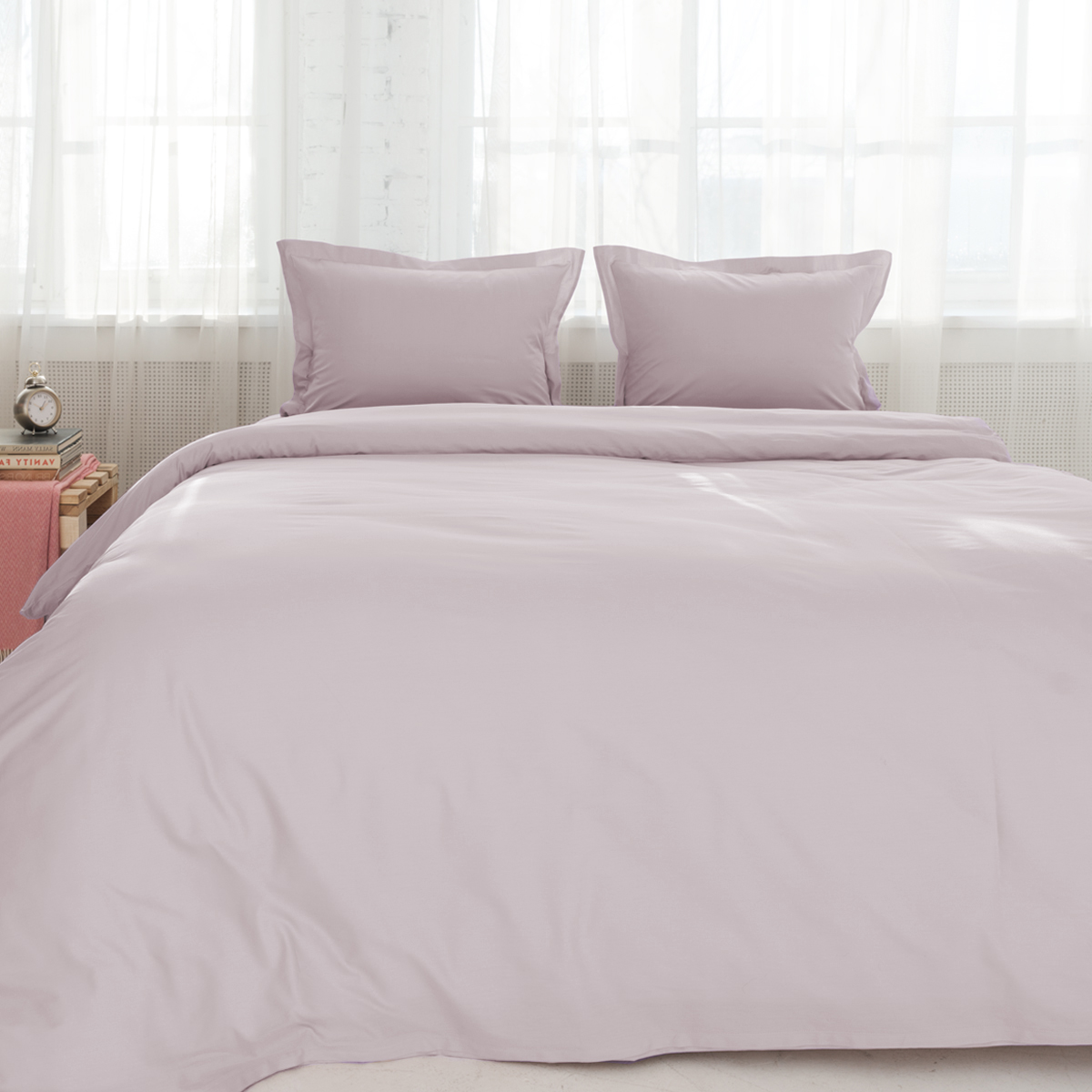 Постельное бельё Сатин однотонный | ПОСТЕЛЬНОЕ БЕЛЬЕ САТИН ОДНОТОННЫЙ ФИАЛКОВЫЙ