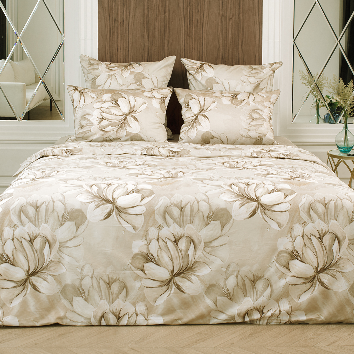 Постельное бельё Мако-сатин | ПОСТЕЛЬНОЕ БЕЛЬЁ МАКО-САТИН ШАНТАЛЬ