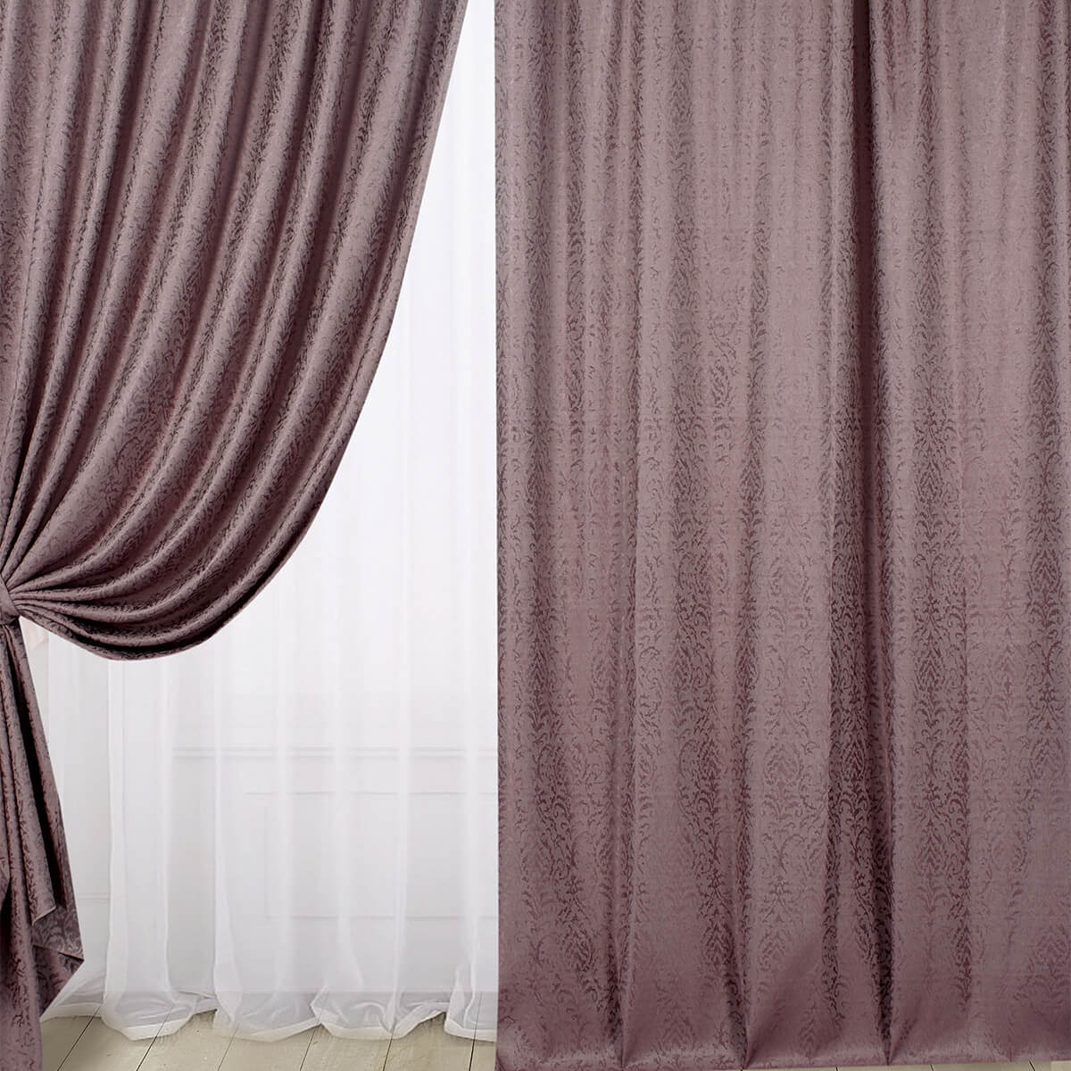 Шторы | ВИНТАЖ ЛИЛОВЫЙ