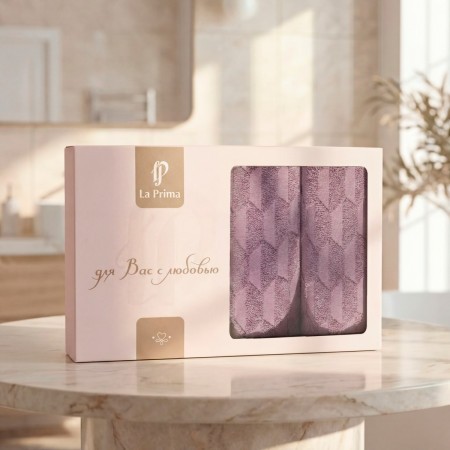 НАБОР ПОЛОТЕНЕЦ DIAMOND ФИОЛЕТ